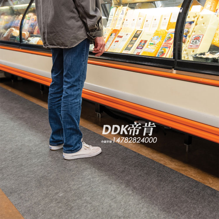 超市冷鮮區(qū)防滑地毯，冷鮮區(qū)地磚防滑墊