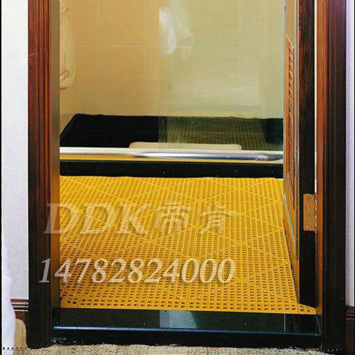 黃色定制款酒店快裝型衛(wèi)生間網(wǎng)狀防滑墊