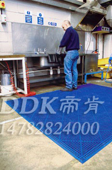 【茶水間防滑地墊】藍色款茶水間地上防潮濕處理用防滑地墊