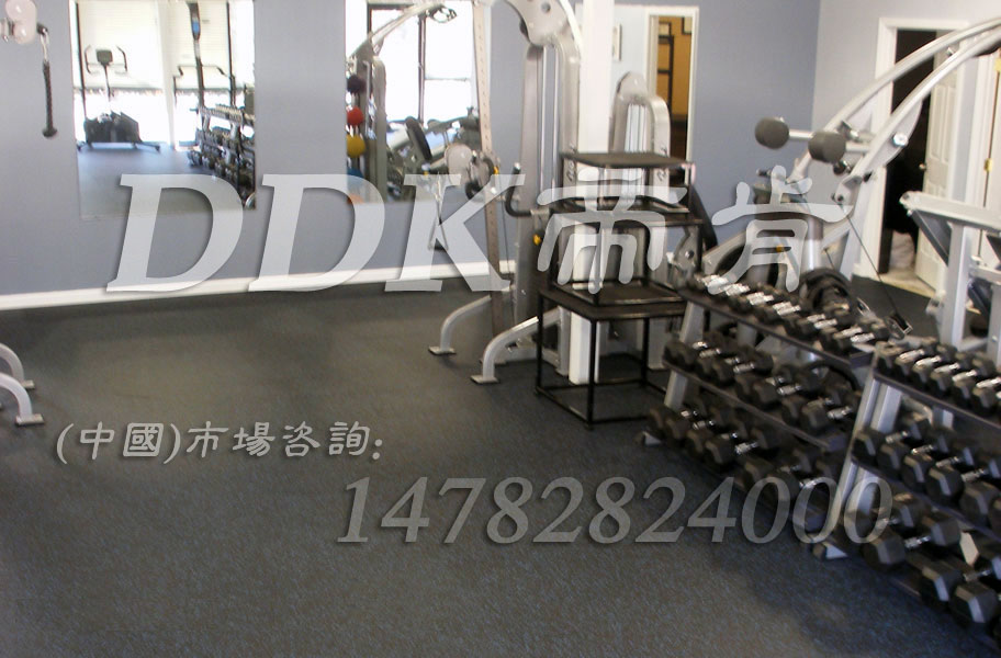 放健身器材用什么墊子？樣板圖片,帝肯(DDK)_S3020_P500（Niki|耐柯）效果圖，健身房防震地墊