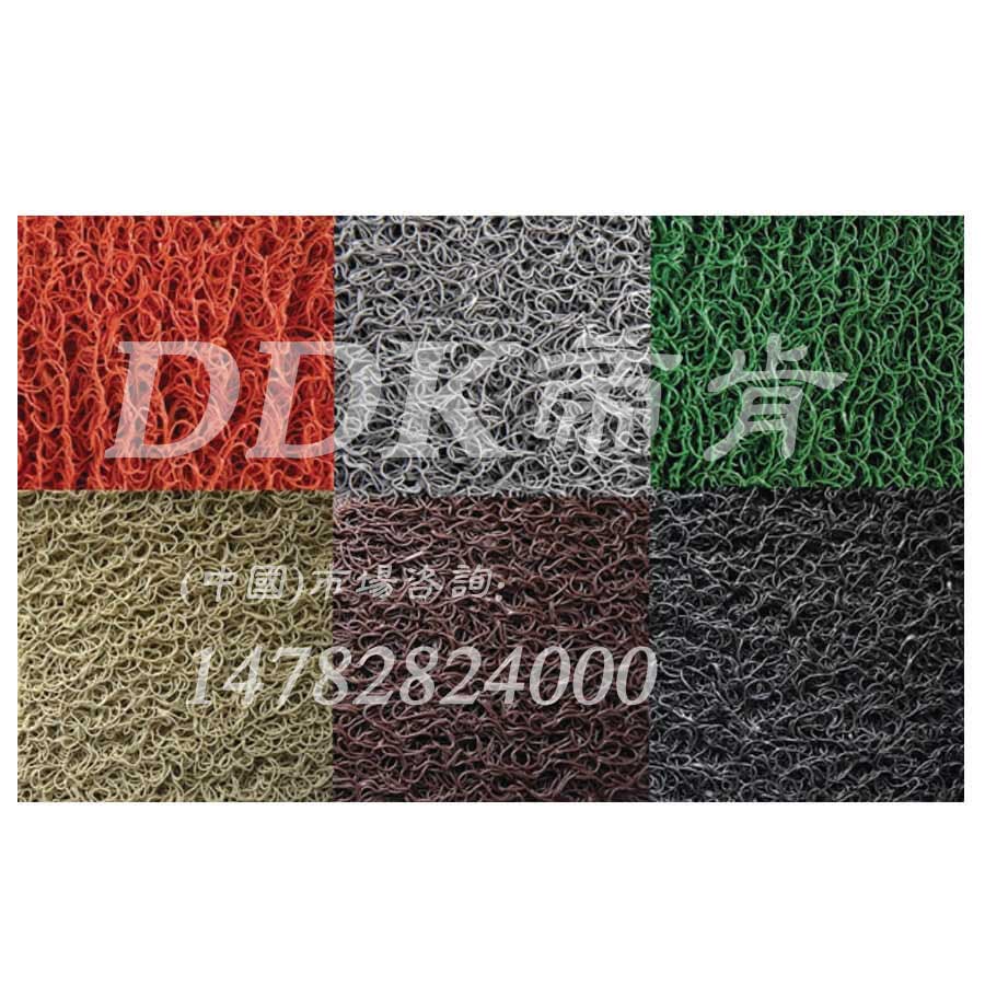 pvc噴絲門墊，朗美6850地墊10mm厚度3M朗美地墊6850地毯灰色/紅色